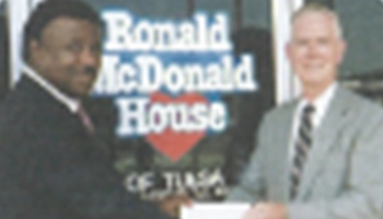 Ronald McDonald House Tulsa historical photograph from 1987