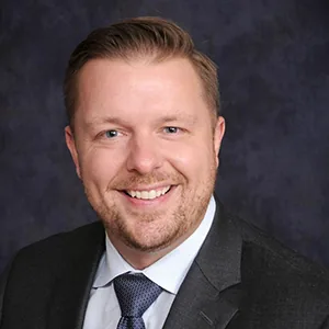 Portrait of Aaron Kesler, Governance Chair of the 2026 Ronald McDonald House Tulsa Board of Directors.