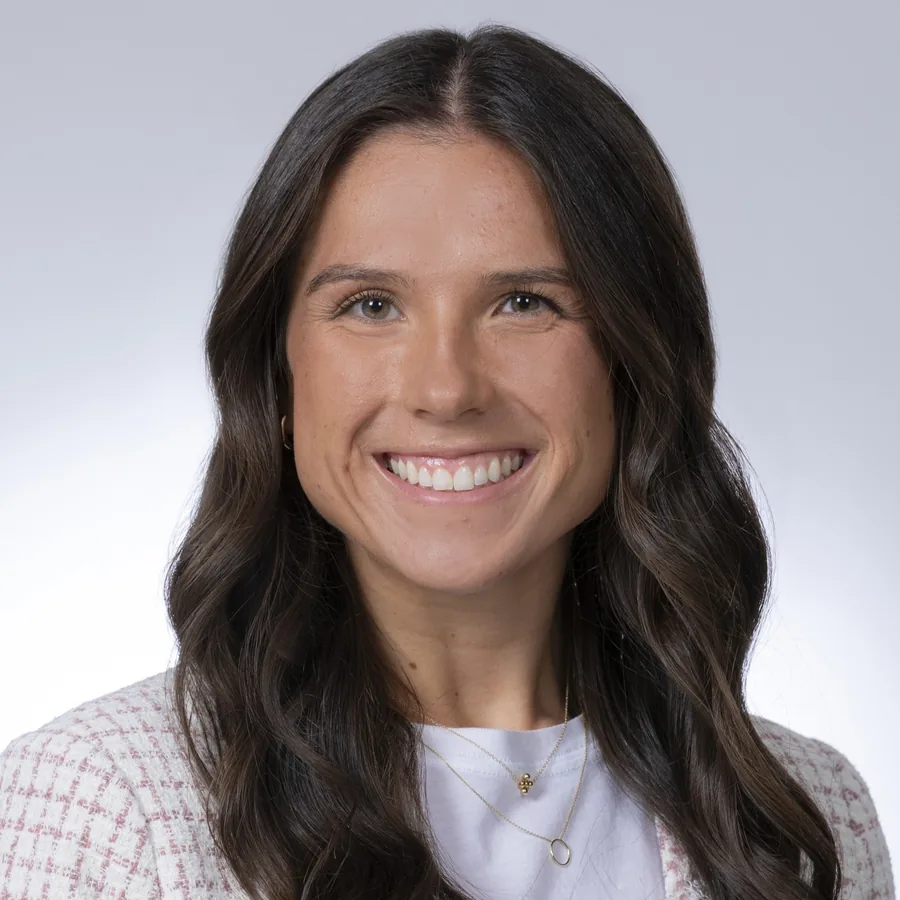 Portrait of Jordan Mitcho, Red Shoe Society Chair of the 2026 Ronald McDonald House Tulsa Board of Directors.